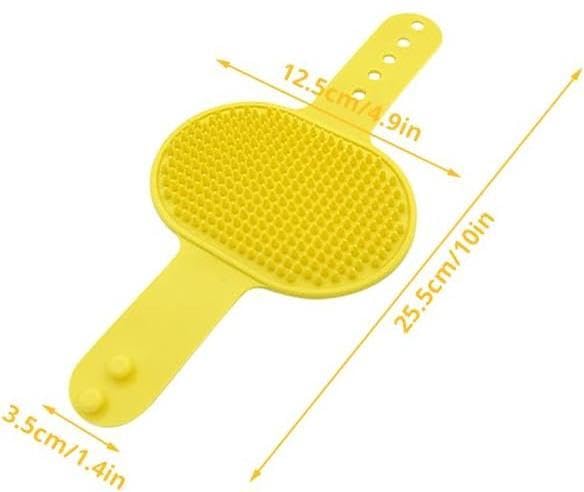 4PCS Cat Self-Groomer, Indoor Cat Brush, Adjustable Silicone Self-Cleaning Massage Tool for Dogs and Cats Scrubbing, Bathing, Massage, Hair Cleaning-PurrikoPets