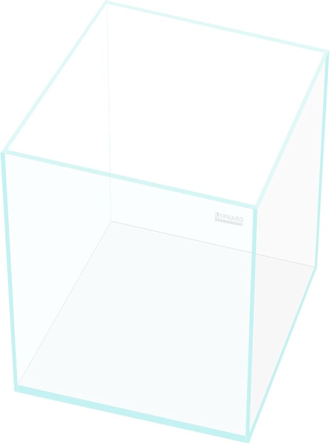 21 Gallon Rimless Aquarium Tall Tank, Ultra Clear Low Iron Big Fish Tank, L15.8×W15.8×H19.7 Glass Thickness 6mm with EVA Foam Leveling Mat-PurrikoPets