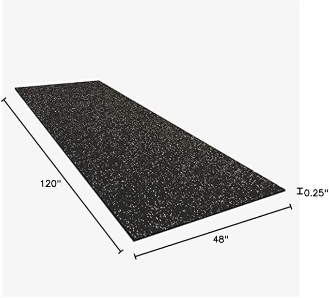 Flooring Inc's 1/4" Thick Tough Rubber Flooring Roll | Flexible Recycled Rubber Floor Mats for Home Gym | Heavy Duty Rubber Mat for Home Gyms, Sheds, Horse Stall Mat or Trailer-PurrikoPets