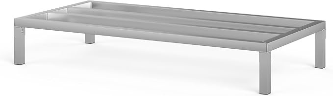 24 in X 48 in. Aquarium Stand | Industrial Style Aluminum Fish Tank Base with Open Frame Design-PurrikoPets