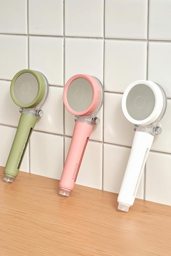 Filtered Handheld Shower Head with Vitamin C & Sediment Filter, High Pressure Water Flow, Water Saving, Reduces Chlorine for Dry Skin & Hair, On/Off Switch, Made in Korea, Spa-Like Shower- Peony Pink-PurrikoPets