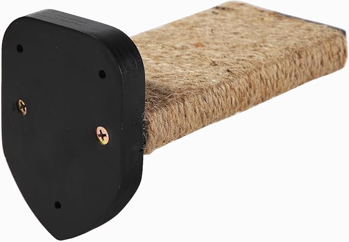 3 Pcs Cat Steps and Perches for Wall, Climbing Shelf With Hemp Rope, Wall-Mounted Furniture Set With Scratching Pads for Playing (Black)-PurrikoPets