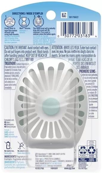 Febreze Winter Spruce Limited Edition Small Spaces Air Freshener, 0.25 fl oz-PurrikoPets