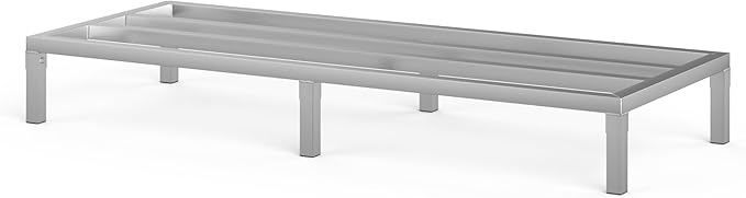 24 in X 60 in. Aquarium Stand | Industrial Style Aluminum Fish Tank Base with Open Frame Design-PurrikoPets