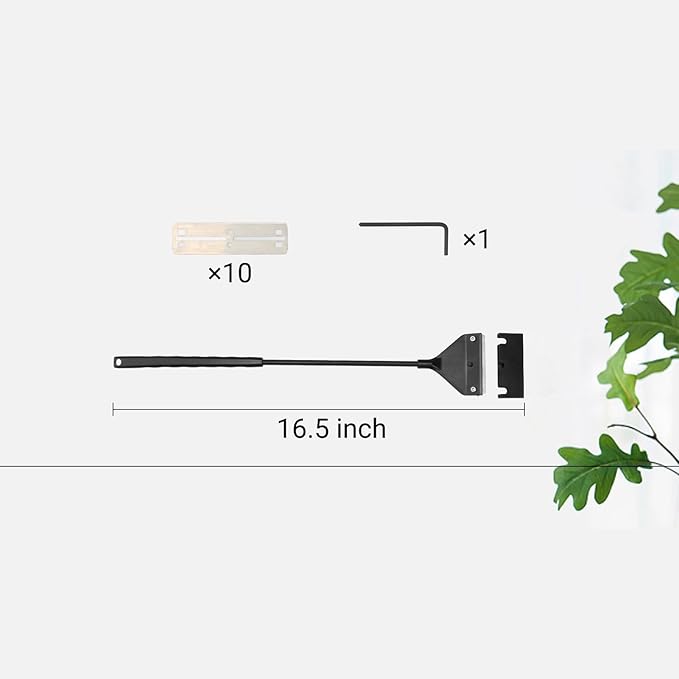 Algae Scraper for Glass Aquarium,Aquarium Razor Scraper with 10 Replaceable Blades,Aquarium Cleaning Tools.-PurrikoPets