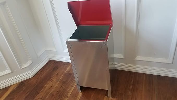 Duncan's Dog Feeder - Galvanized Metal Pet Food Station for Outdoor or Indoor Use - Automatic Gravity Self Feeding Dispenser for Small, Medium, and Large Breeds - Holds 25 Pounds of Dry Kibble-PurrikoPets