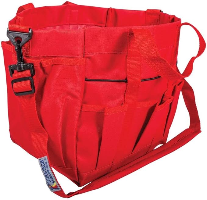 Dura-Tech Deluxe Grooming Tote | Stable Essential for Every Horse Lover | Durable 600D Polyester-PurrikoPets