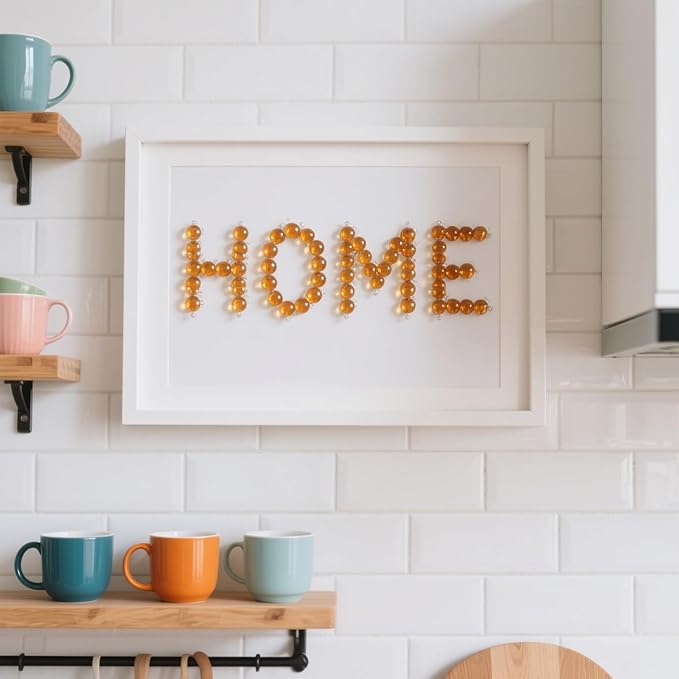 2.16LB Glass Beads Vase Filler Aquarium Gravel Decor Flat Glass Marbles Gems Pebbles Fish Tank Rocks Home Decorative Art Craft - Champagne-PurrikoPets