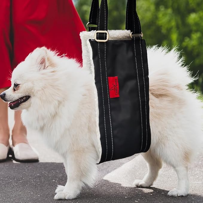 Dog Lift Harness - Adjustable Sling for Rear Legs with Soft Support for Senior, Injured, Disabled Dogs After ACL Surgery - Helping Pets with Canine Aid and Rehab Support (M)-PurrikoPets