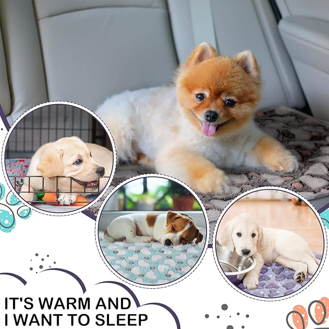 4 Pcs Waterproof Guinea Pig Blankets Washable Small Animal Fleece Bedding Absorbent Guinea Pig Cage Liners Reusable Pet Pee Pad Sleep Mat Pad Cover for Hamster Ferret (Heart Pattern,24 x 47 Inch)-PurrikoPets