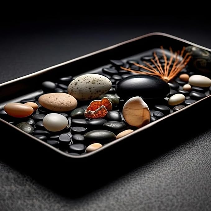 10 lbs Small Black Pebbles for Indoor Plants. 3/8 inch Decorative Black River Rocks for Succulent Potted Plant, Vase, Landscaping and Outdoor Garden Rocks-PurrikoPets