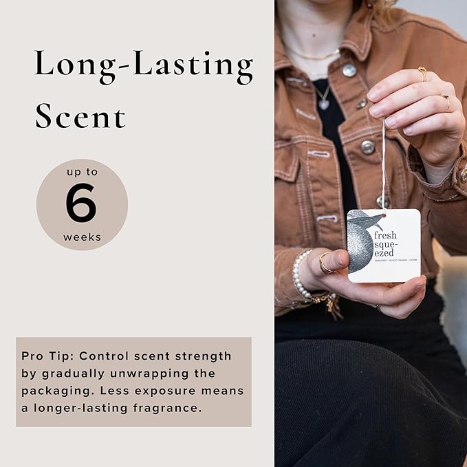 Fresh Squeezed Car Air Freshener - 4 Pack-PurrikoPets