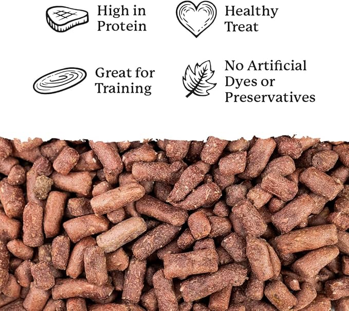 Dr. Harvey's Rabbit Bites Freeze-Dried Raw Dog Treats, Single Ingredient, All-Natural Rabbit Meat Protein for Dogs, Allergen-Free, 7 Ounces (1 Pack)-PurrikoPets