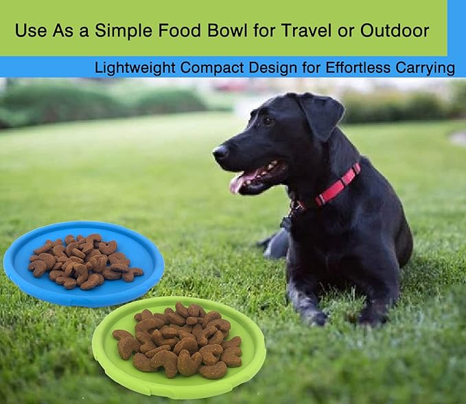 Dog Flying Disc, 2 Pack Dog Flyer Toys, Soft Rubber Interactive Lightweight Flying Disc Dog Toy for Small Large Dogs - Floats in Water & Safe on Teeth, 7.2 inch.-PurrikoPets