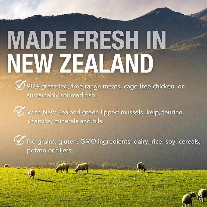 Feline Natural New Zealand Canned Catfood Wet Food, High-Meat, Low-Carb, & Grain Free Cat Food Wet, Chicken Feast, 3 oz, Pack of 24-PurrikoPets