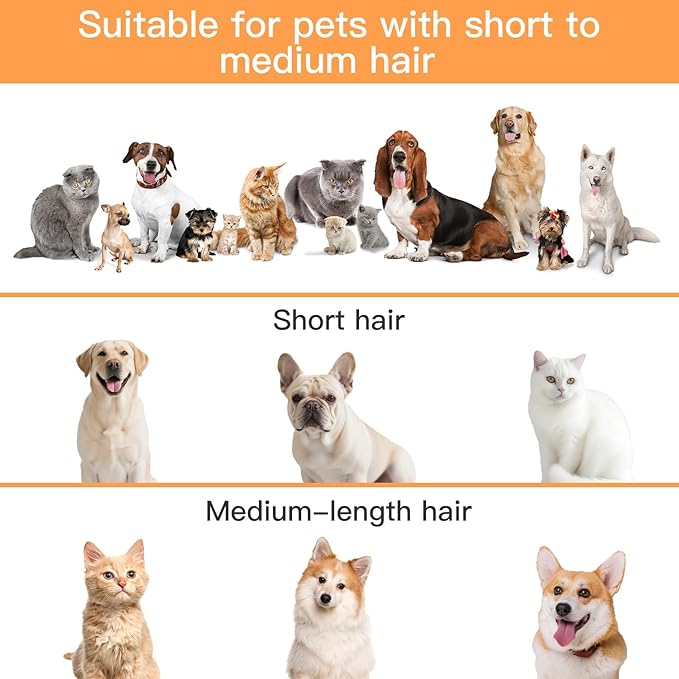 AIRROBO Dog Grooming Vacuum, Dog Grooming Kit,12000Pa Strong Pet Vacuum, 2L Large Capacity Vacuum for Shedding Grooming Hair, Quiet,PG100-PurrikoPets