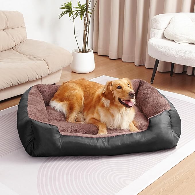 Dog Bed for Large Dogs, Large Dog Bed, Warming Soft Pet Bed, Durable Pet Bed with Anti-Slip Bottom-PurrikoPets