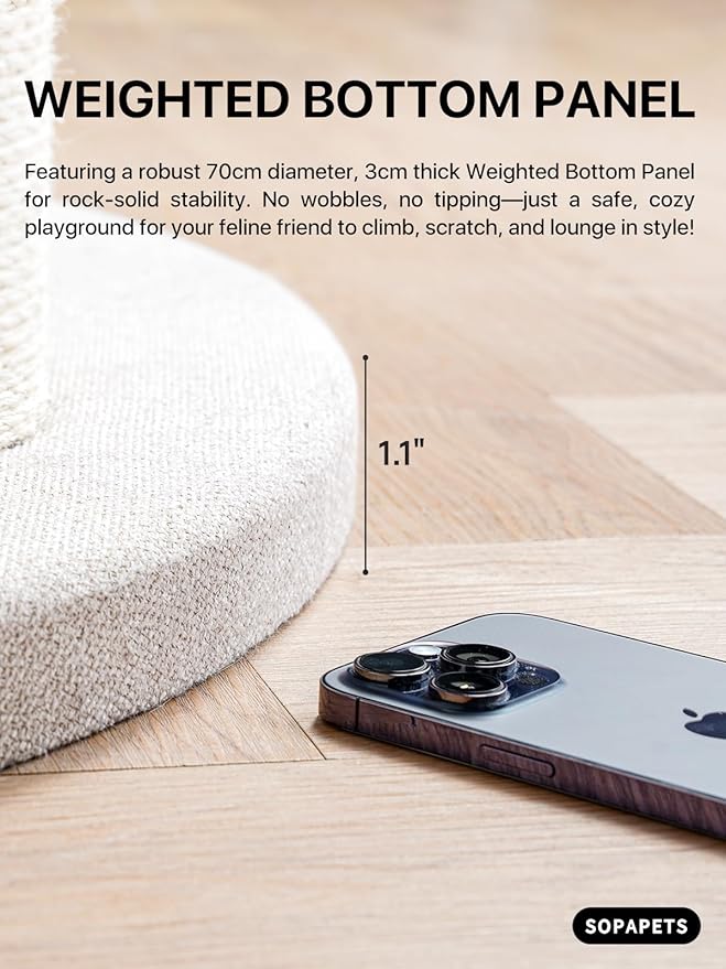 Extra Large Cat Tree for Maine Coon,65 Inches Tall Cat Tree Tower for Indoor Cats Large Adult 20 lbs,XXL Heavy Duty Luxury Sturdy Cat House with Big Hammock,Sisal Scratching Post,Condo-PurrikoPets