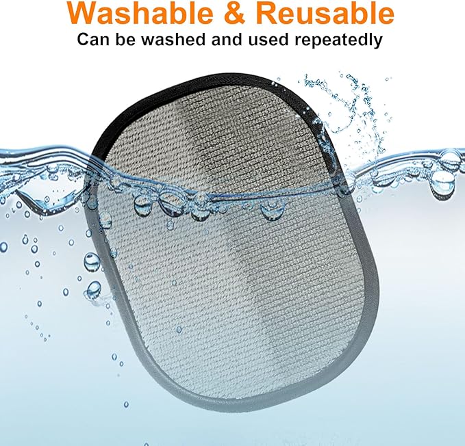 2 Pcs Pet Hair Removal Gloves,Electrostatic Pet Hair Remover,Reusable Cat & Dog Hair Remover for Couch, Furniture, Bed (Black)-PurrikoPets