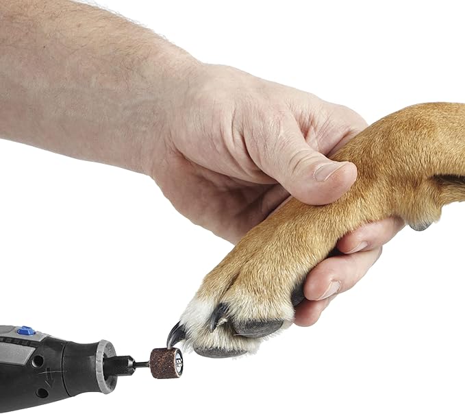 Dremel PawControl 7760-PGK Dog Nail Grinder and Trimmer - Cordless & Rechargeable Pet Grooming Tool Kit - Safe and Humane for Dogs, Cats, and Small Animals-PurrikoPets