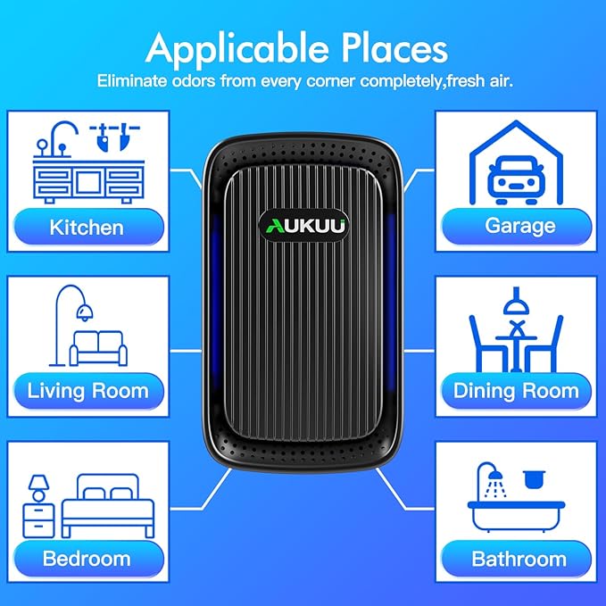 Air Ionizers (4 Pack)- Plug In Negative Ion Air Purifiers - Quiet Air Freshener for Home, Bedroom, Office, Basement - Portable Air Purifier Odor, Smoke, Dust, Pet Smell - Mini Air Cleaner Black-PurrikoPets