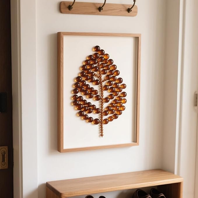 2.16LB Glass Beads Vase Filler Aquarium Gravel Decor Flat Glass Marbles Gems Pebbles Fish Tank Rocks Home Decorative Art Craft - Amber-PurrikoPets