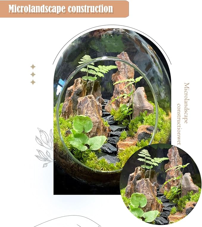 Dragon Rocks Aquarium Rock aquascaping Natural Stone Rocks Fish Tank Decor Rocks for Aquariums Landscaping Model Tank Decoration Aquarium Miniature -20Lb (2-8 inch)-PurrikoPets