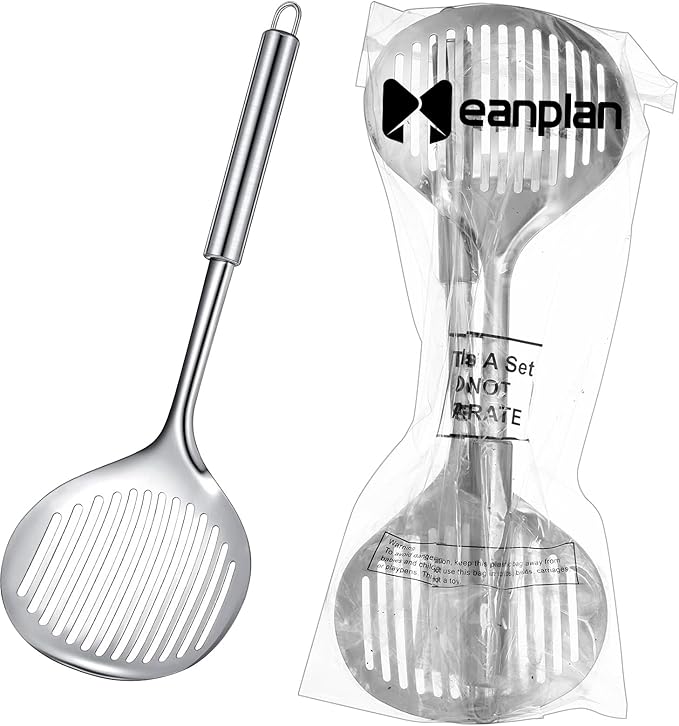 2 Pcs Cat Metal Litter Scoop Litter Scoop, Cat Accessories Scooper Stainless Steel Kitty Poop Sifting Cleaning for Litter Box, Metal Poop Sifter Pet Supplies-PurrikoPets