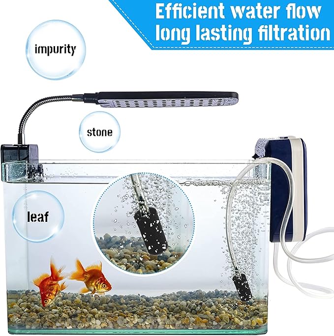 12 Pieces Black Pre-Filter Sponge Foam Roll Accessories for Aquarium Fish Tank-PurrikoPets