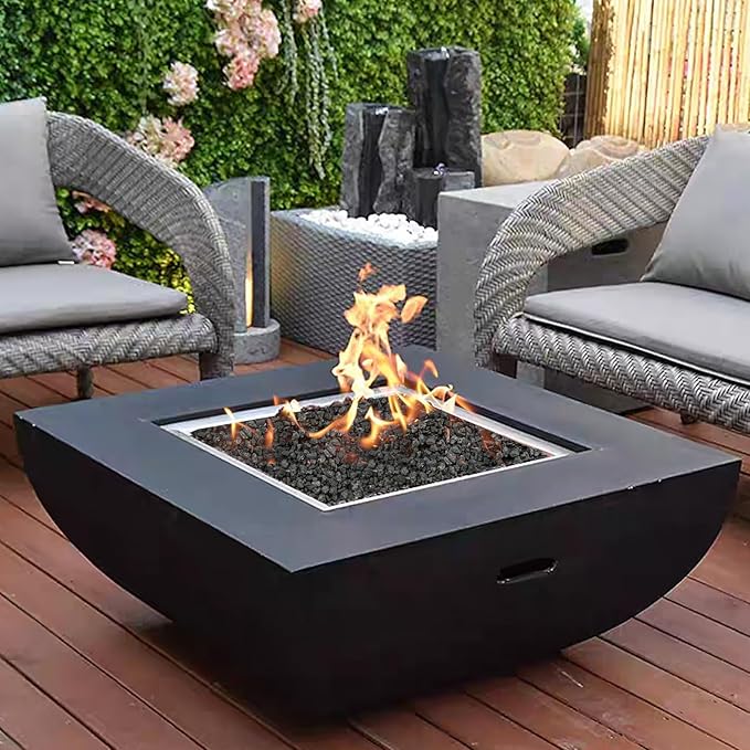 10 lbs Black Lava Rocks for Fire Pits,5-8 MM Crush Volcanic Rock Pumice Soil Additive for Succulent Plants Aquarium Cactus Bonsai and Garden Landscaping-PurrikoPets