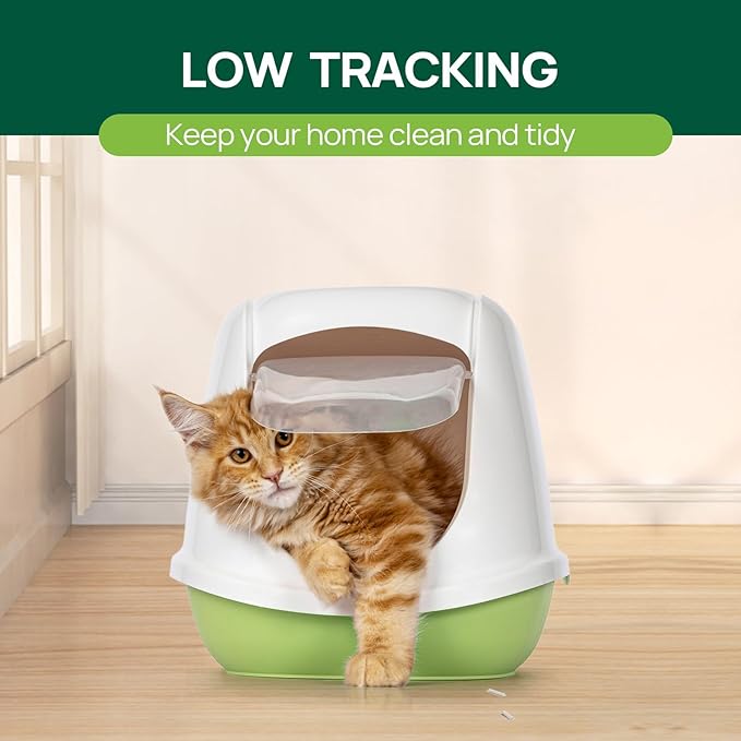 18lbs Tofu Cat Litter Clumping, Flushable, Dust-Free, Low Tracking, Lightweight, Ultra Absorbent and Fast Drying, 100% Natural Pea Husk Kitty Litter Solubility in Water, (9lbs×2bags)-PurrikoPets