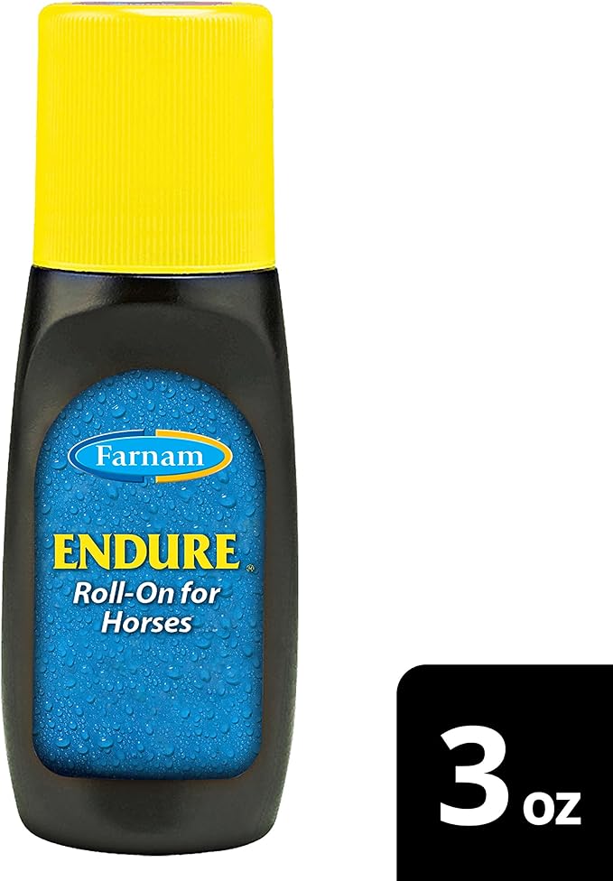 Farnam Endure Roll-On Fly Repellent for Horses, for Sensitive Areas, 3 Ounces-PurrikoPets