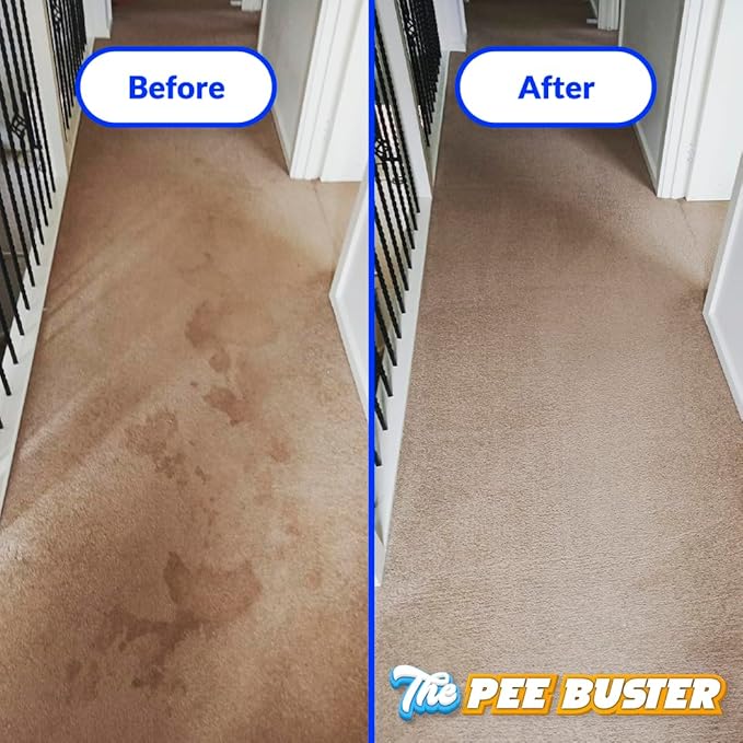 Generic Peebuster Pet Stain & Odor Remover - Cleaning Spray for Dog and Cat Urine, 1 Count (Pack of 1)-PurrikoPets