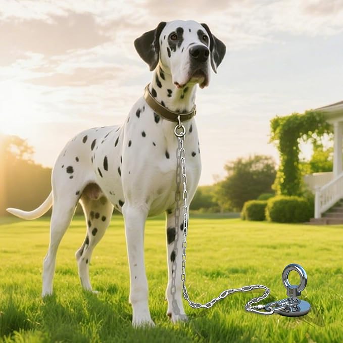 Dog Tie Out Stake for Yard,(up to 300lbs),360° Swivel Dog Run Anchor,Use Any Tie Out Cable or Yard Leash- Outdoor Camping(Anchor Only)-PurrikoPets