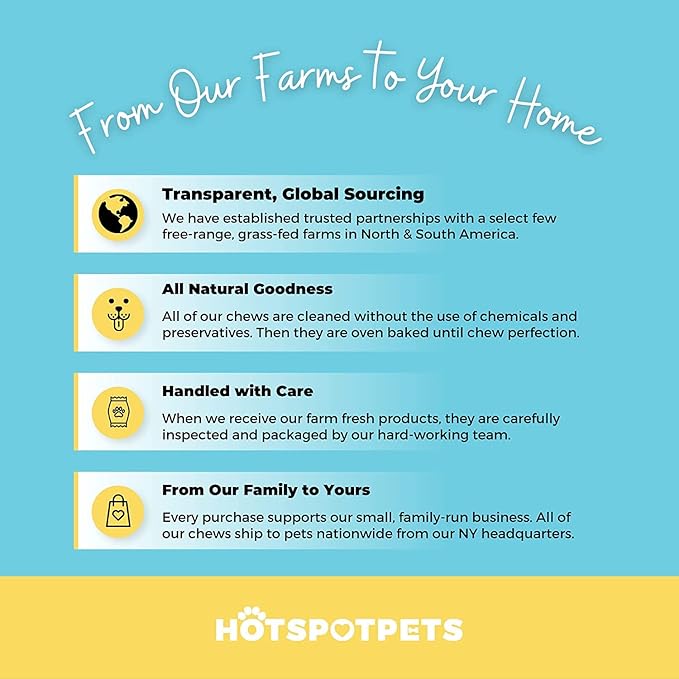 Full-Size Cow Hooves for Dogs | (5 Pack) All-Natural Long Lasting Dog Chews | Made from Grass Fed Cattle | Tasty Treat for Oral Hygiene | Fantastic Alternative for Rawhide and Bully Sticks-PurrikoPets