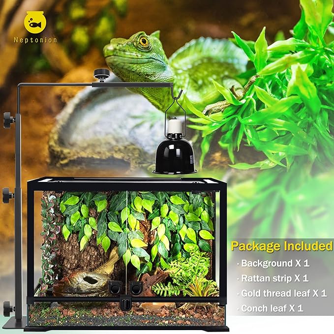 43 Gallon Professional Glass Terrarium 24"x18"x24" Durable Reptile Habitat Tank with Heat Resistant Aluminum Alloy Frame, Dual Front Swinging Doors for no Jam by Sand and Other Debris-PurrikoPets