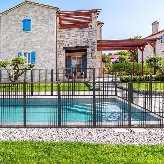 Dog Playpen 40 inch 20 Panels Indoor Outdoor Dog Pen for Large/Medium/Small Dogs Heavy Duty Metal Dog Fence Outdoor for Yard, Puppy Playpen with Door Portable Pet Fence for RV Camping Yard-PurrikoPets