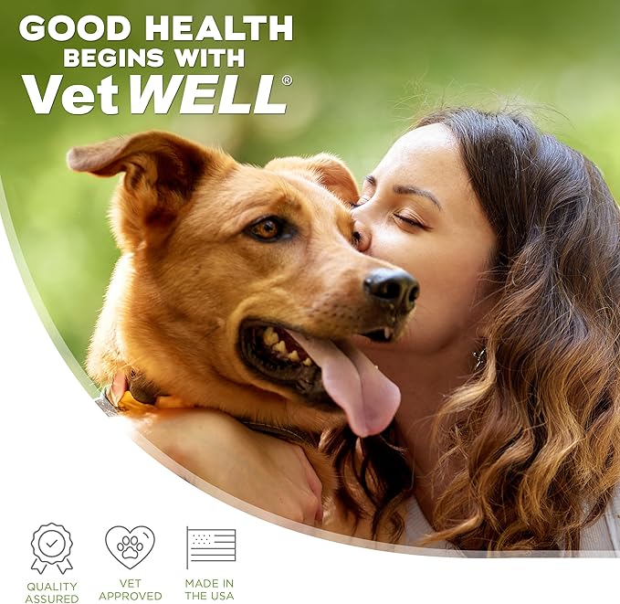 EarWELL by VetWELL Dog Ear Wipes - Otic Cleaning Wipes for Infections and Controlling Ear Odor in Pets - 100 Count-PurrikoPets