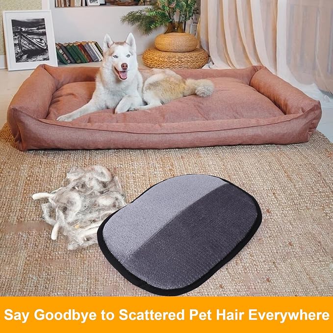 AIERSA Pet Hair Removal Tool, Electrostatic Pet Hair Remover,Static Removal Gloves for Pet Hair, Dog and Cat Hair Remover Electrostatic Gloves Set for Couch, Clothes, Car, Carpet, Bed, Furniture-PurrikoPets