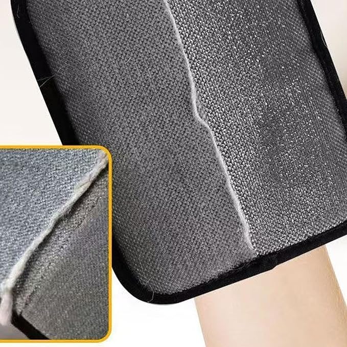2 PCS Pet Hair Removal Gloves - Electrostatic Pet Hair Remover - Electrostatic Removal Gloves for Couch, Furniture, Carpet, Curtain - Reusable Grooming Glove for Cat & Dog-PurrikoPets