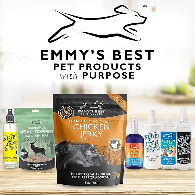 Emmy's Best EBPP Chicken Jerky Dog Treats Made in USA - 100% Natural Jerky Treats Made with Real Chicken - Grilled Chicken Strips for Medium Dogs, Large and Small Dogs-PurrikoPets