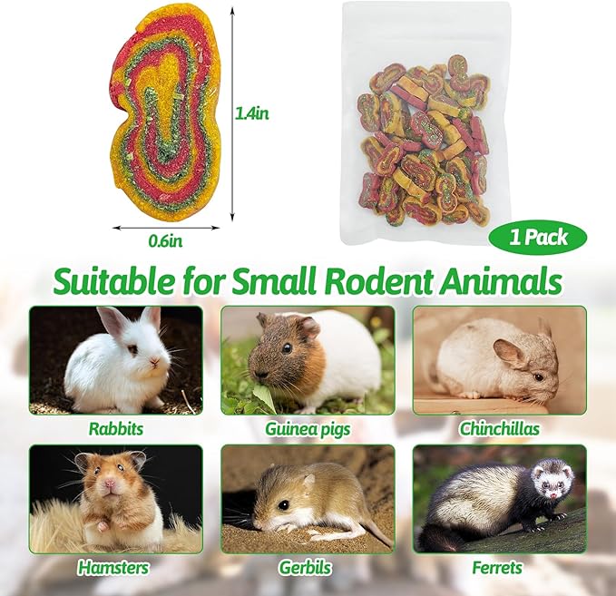 Fhiny Rabbit Chew Toys Mixed Forage Beetroot Carrot and Pumpkin Bunny Treats for Hamsters Guinea Pigs Chinchillas and Other Small Rodents Teeth Grinding (0.29lb/130g)-PurrikoPets