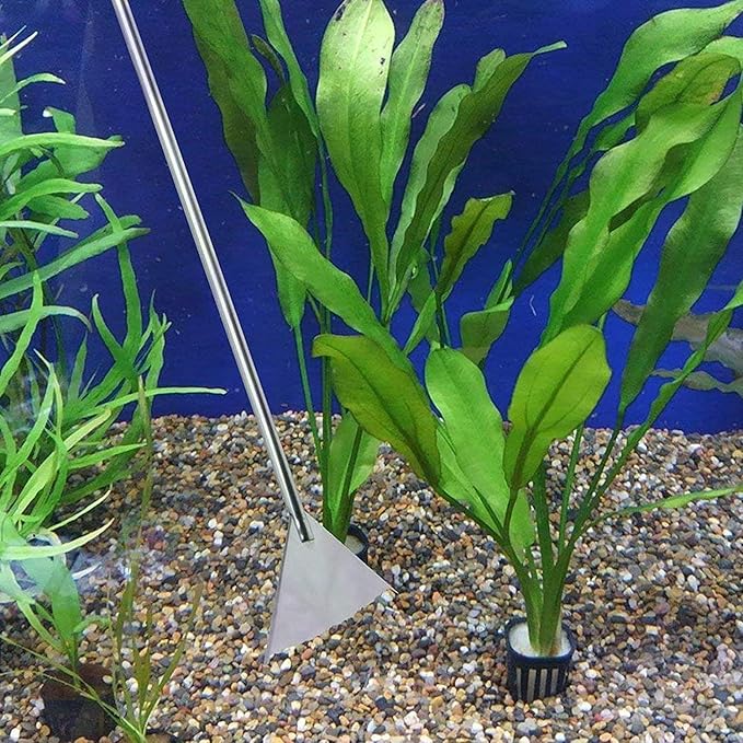 15in Aquascaping Tools, 4 in 1 Long Aquarium Tweezers Scissors Spatula, Stainless Steel Aquatic Plants Aquascaping Tools Set for Fish Starter Kits, Aquariums Tank and Terrarium-PurrikoPets