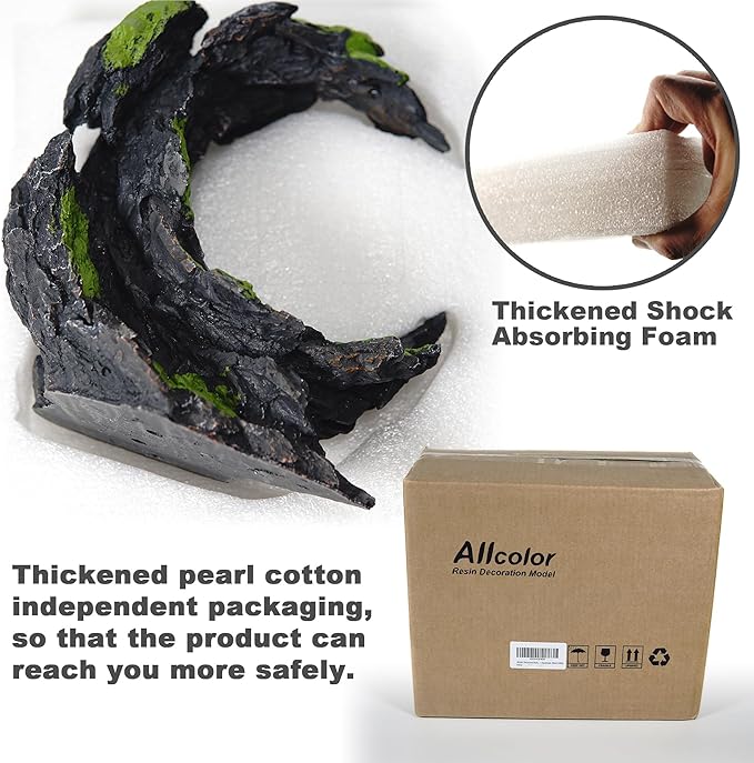 Fish Tank Decor Rocks.Aquarium Decoration Model.Easy Superior Aquascape (Moon Valley)-PurrikoPets