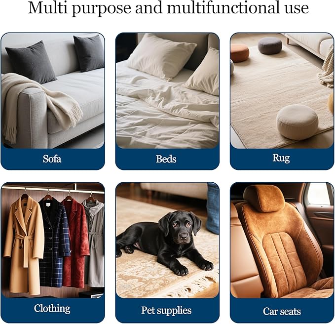 Electrostatic Pet Hair Remover Glove, Reusable Pet Hair Removal Glove for Dog & Cat Grooming, Double Sided Static Pet Hair Fur Remover Tool Mitt Gloves (2PCS) (1 Gloves+1 flea Comb)-PurrikoPets