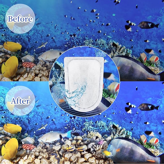 6 Pack Large Replacement Fish Filter Cartridges Aquariums,Carbon Filter Cartridges Compatible with Whisper EX30 EX45 EX70 Filters-PurrikoPets