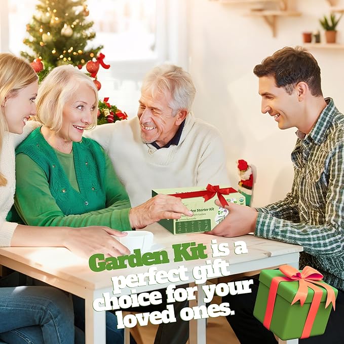 10 Indoor Herb Garden Kit- Burlap Pots, Organic Seeds, Herb Garden Planter Indoor Kit, Easy Window & Kitchen Herbs Growing Kit, Cilantro, Basil, Sage, Oregano, Parsley, Dill, Chives etc.-PurrikoPets