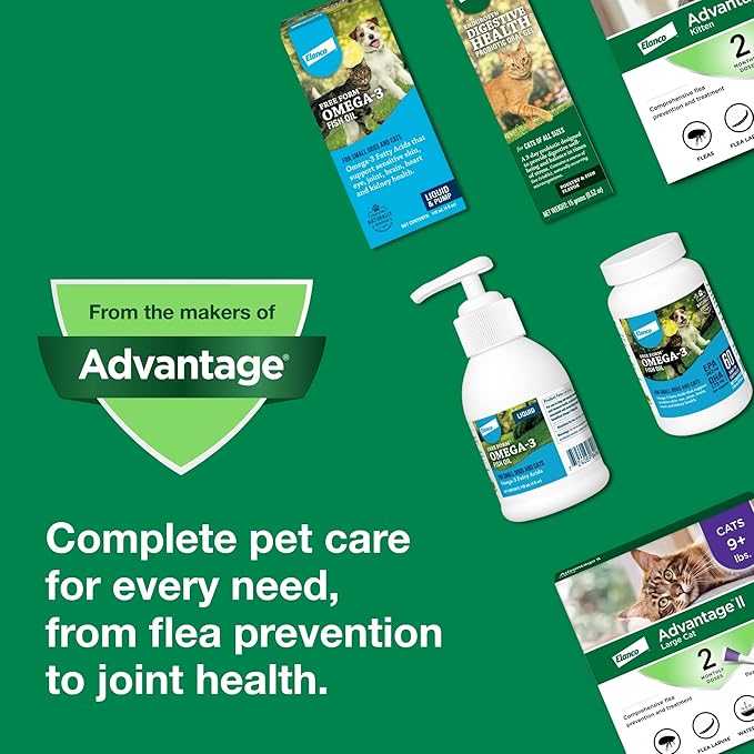 Advantage II Kitten Vet-Recommended Flea Treatment & Prevention | Cats 2-5 lbs. | 2-Month Supply-PurrikoPets