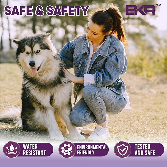 Flea Collar for Dogs – 2 Pack 16 Month Natural Flea & Tick Prevention Dog Flea Collar Adjustable One Size Fits All, Safe and Effective-PurrikoPets