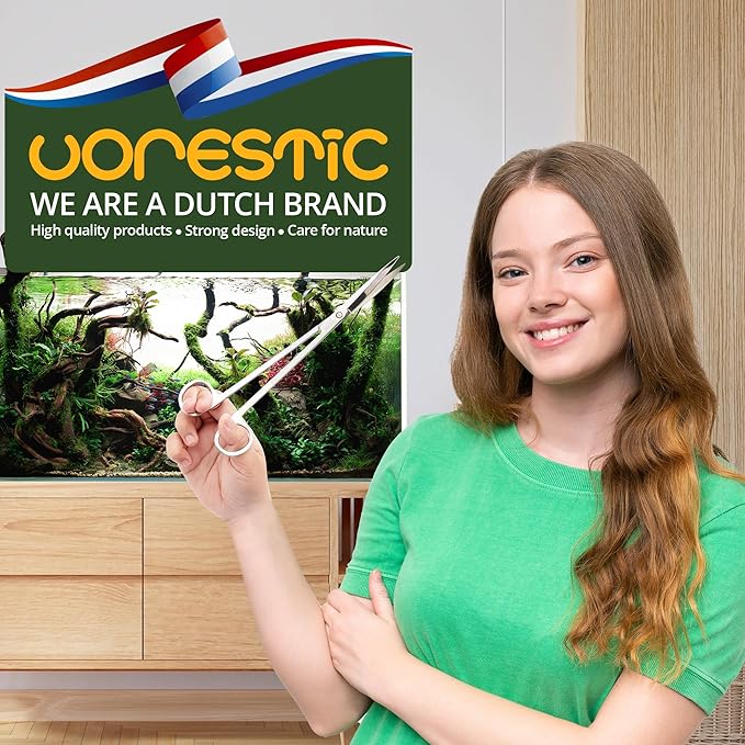 4Pcs Aquascaping Tools, Terrarium Tools, Aquarium Tools Set with Stainless Steel Aquarium Tweezers, Aquarium Scissors and Spatula - Aquascape Tools Set for Trimming, Maintenance-PurrikoPets